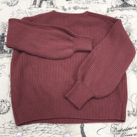 🎁 Madewell Thornton Balloon Sleeve Sweater - Picture 4 of 8
